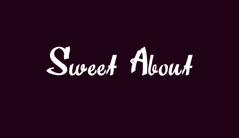 sweet-about font big