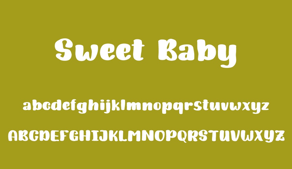 sweet-baby font