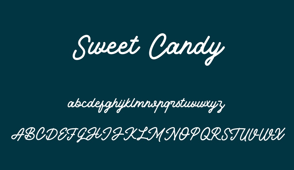 sweet-candy font