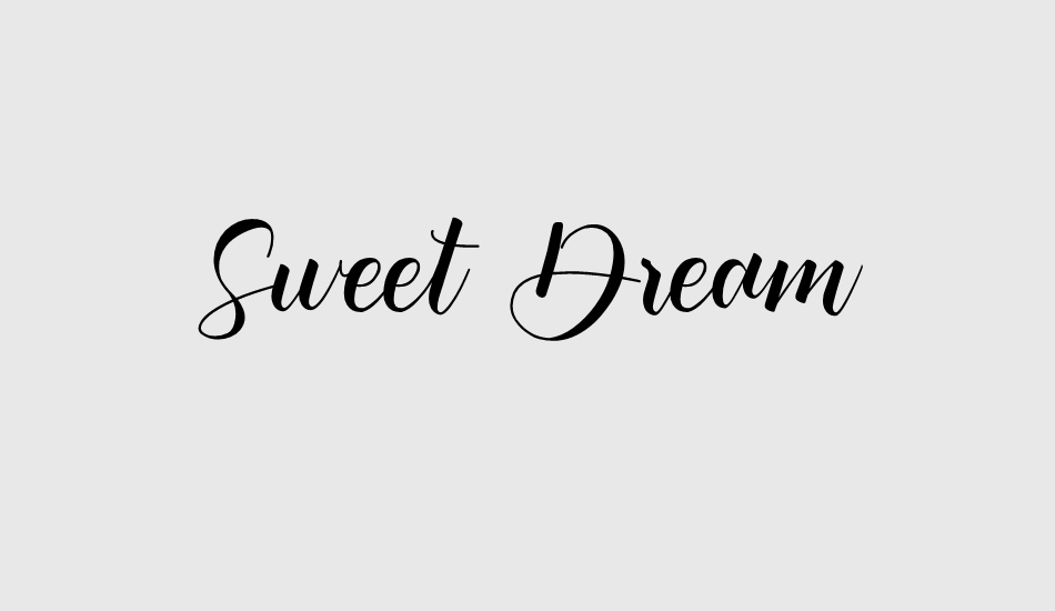 sweet-dream font big