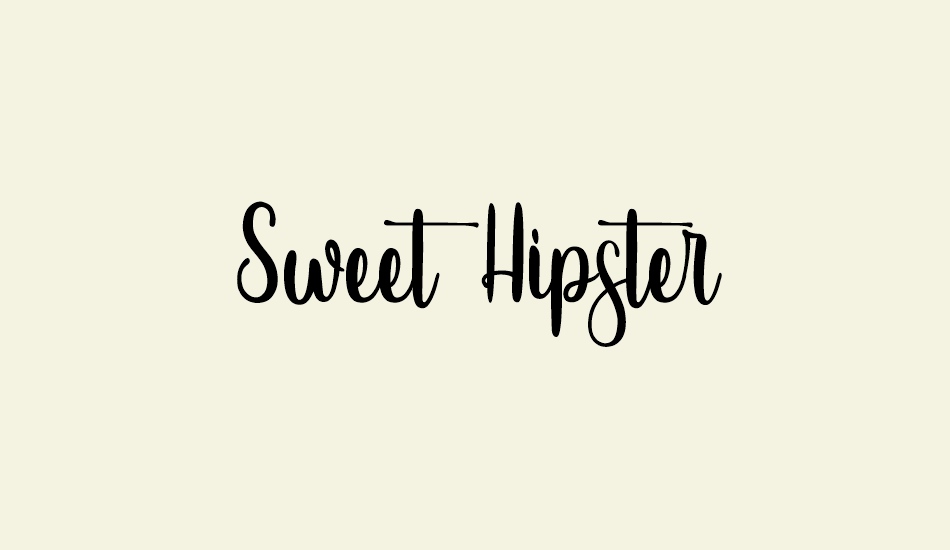 sweet-hipster font big