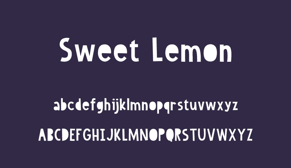 sweet-lemon-demo font