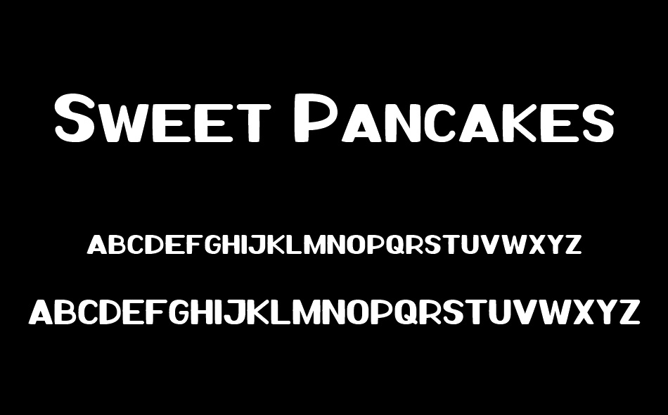 Sweet Pancakes font