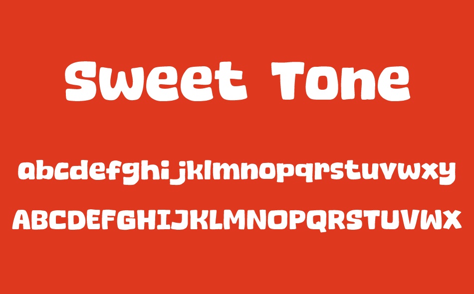 Sweet Tone font