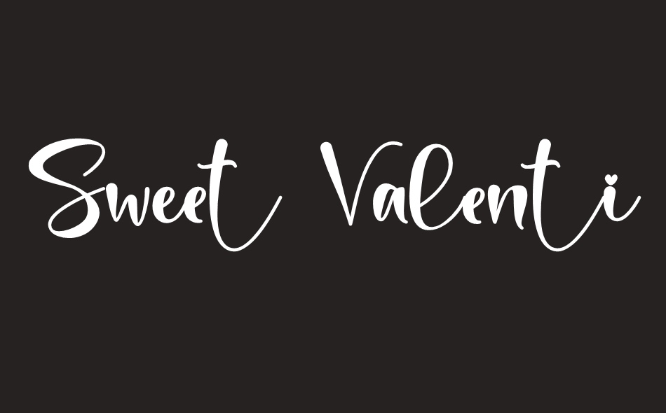 Sweet Valentine font big