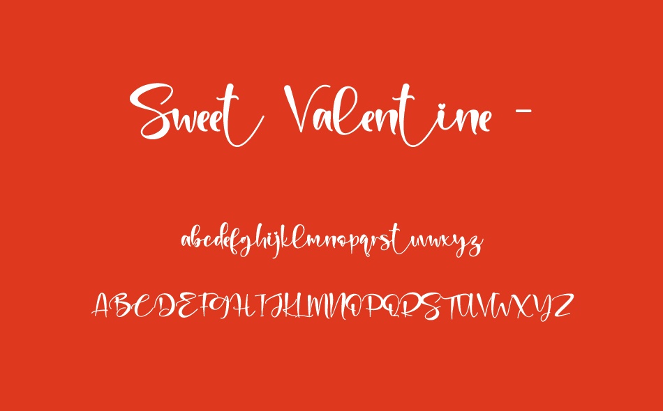 Sweet Valentine font