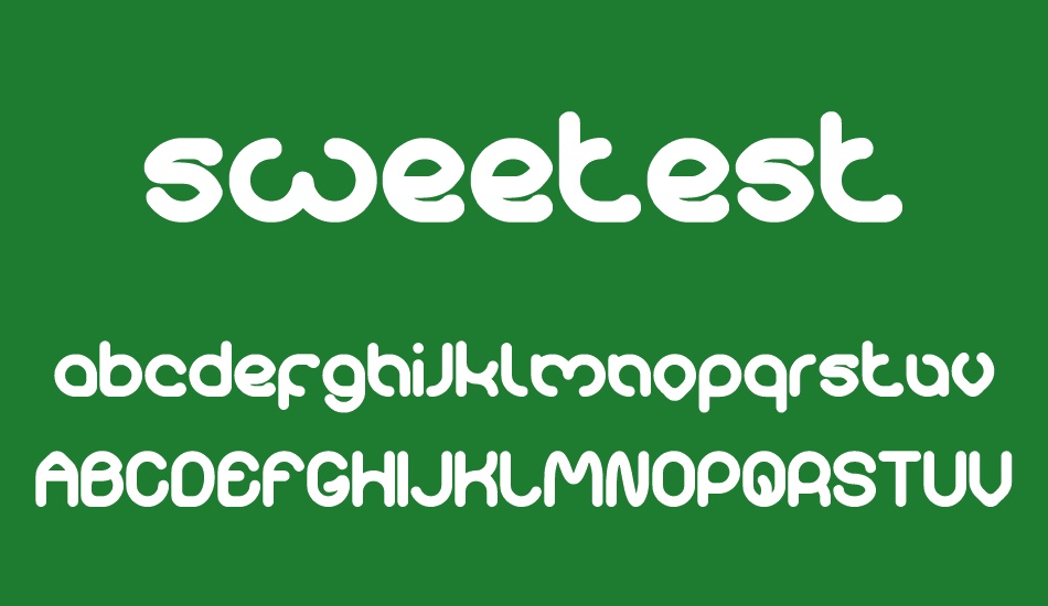 sweetest font