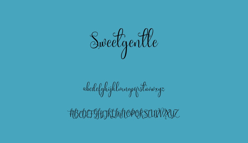 sweetgentle font