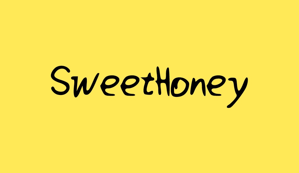 sweethoney font big