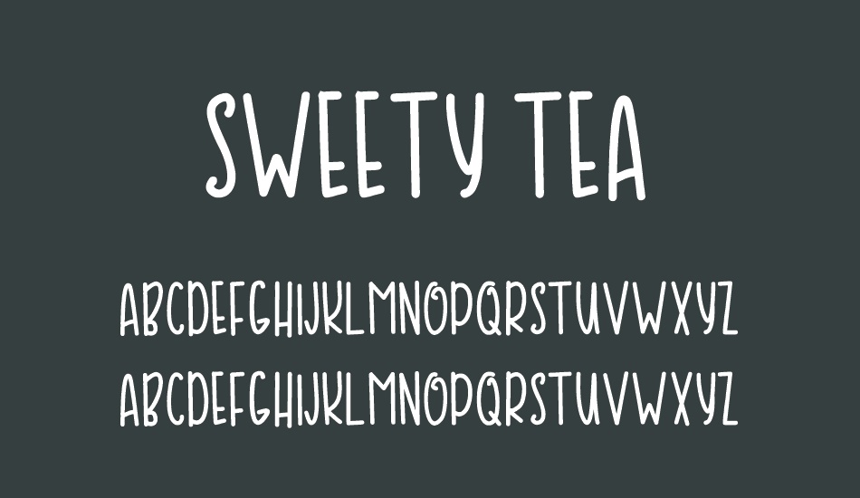 sweety-tea font