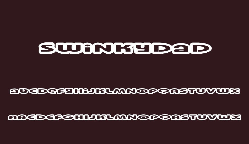 swinkydad font