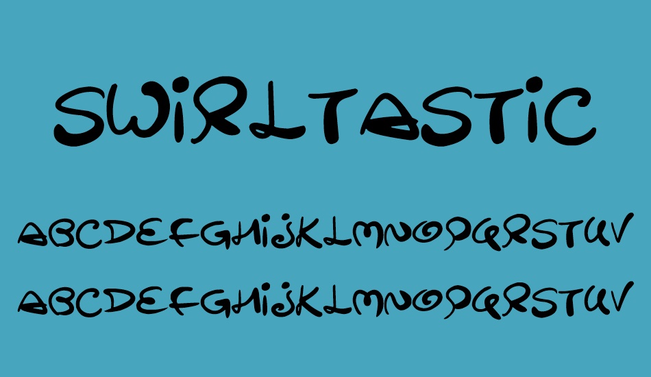 swirltastic font