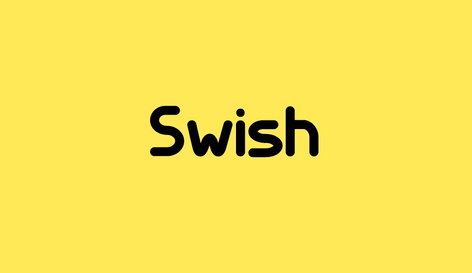 swish font big