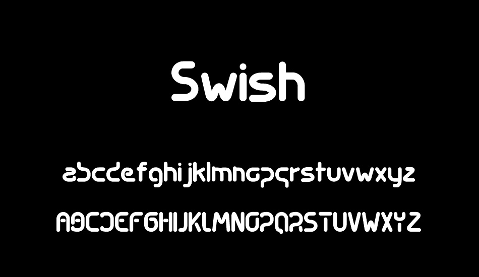 swish font