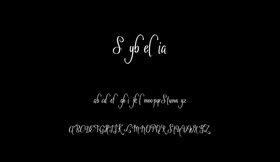 sybelia font