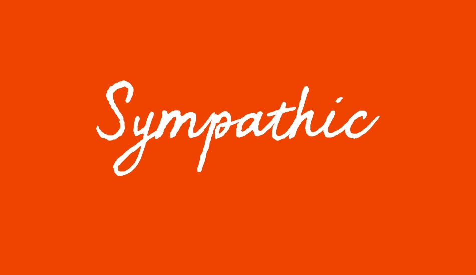 sympathic font big