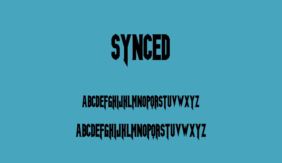 synced font