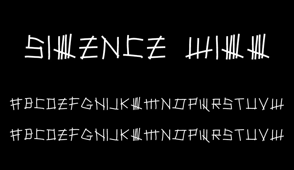 sılence-wıll-fall font