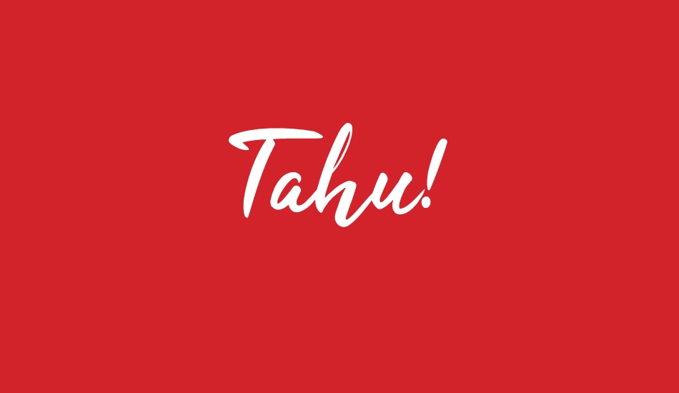 tahu font big