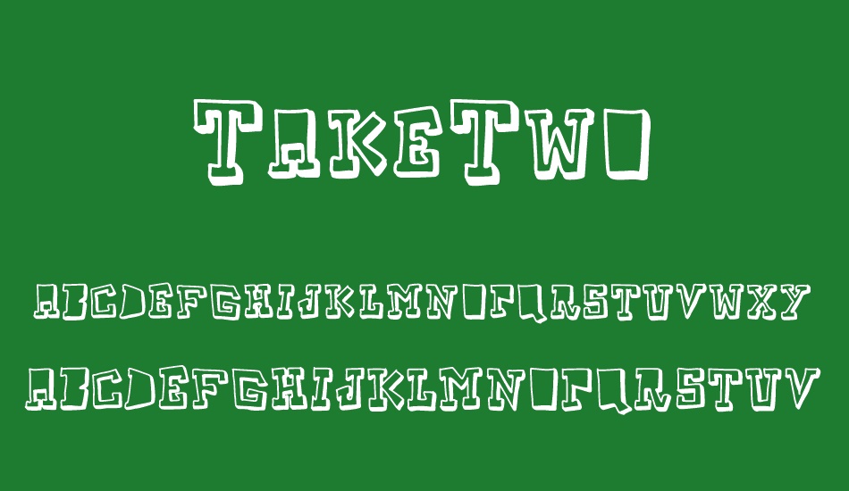 taketwo font