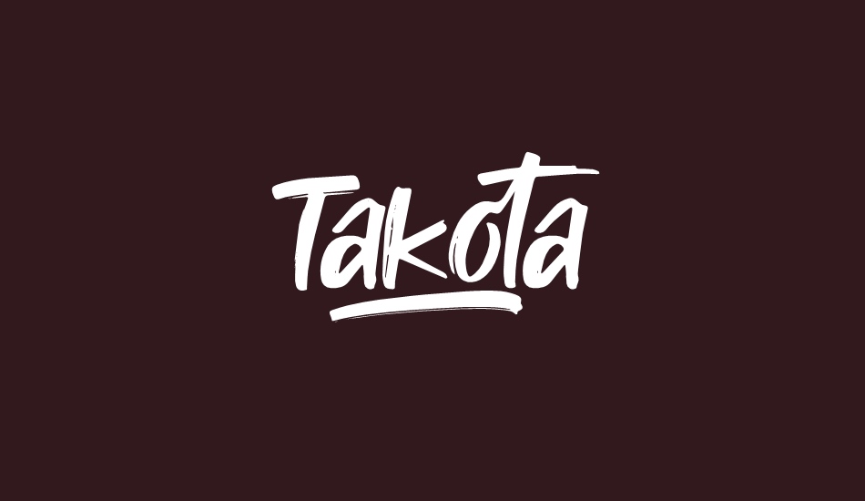 takota font big