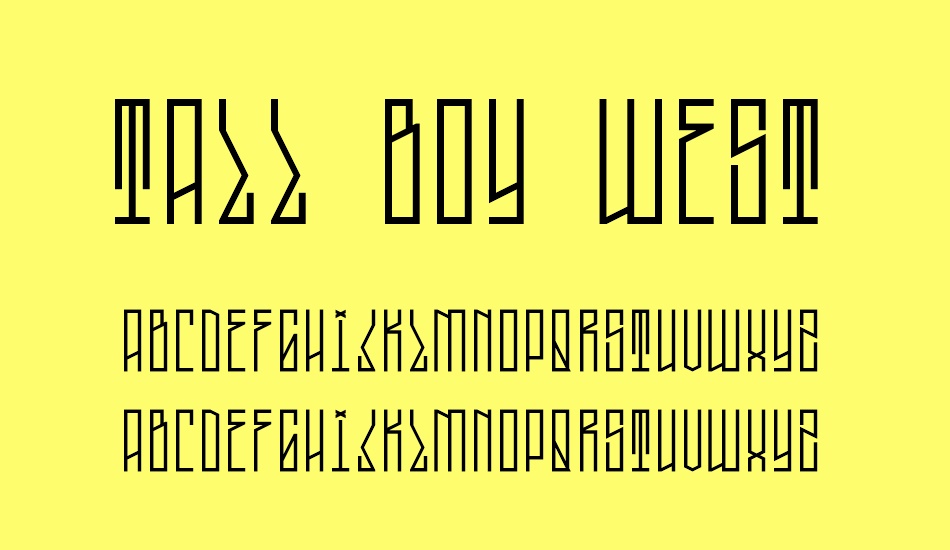 tall-boy-west font