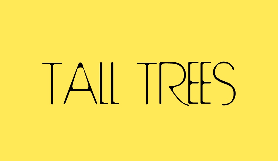 tall-trees font big