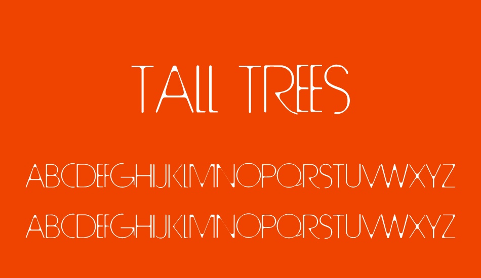 tall-trees font