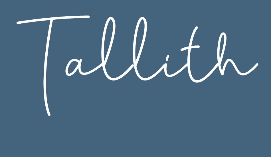 tallitha-free font big