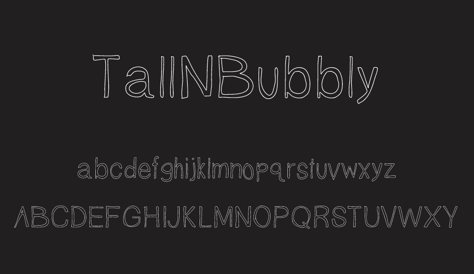 tallnbubbly font