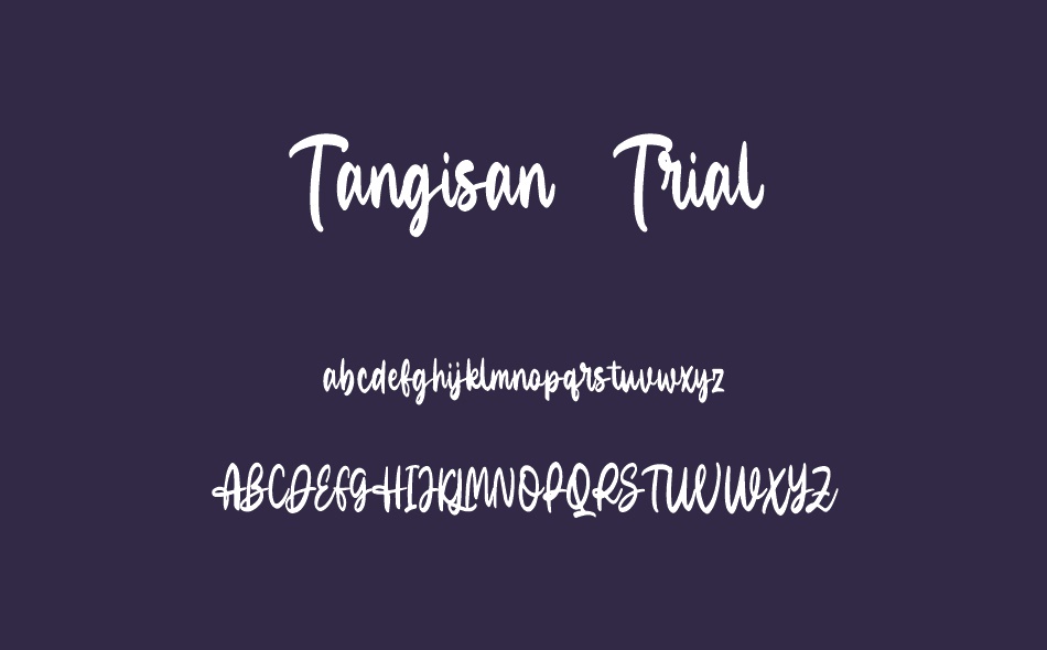 Tangisan font