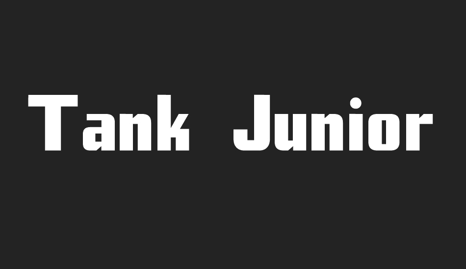 tank-junior font big