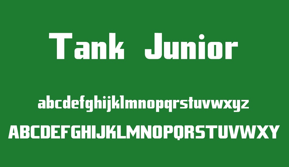 tank-junior font