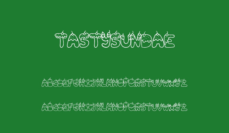 tastysundae font