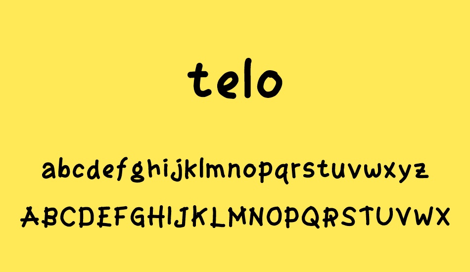 telo font