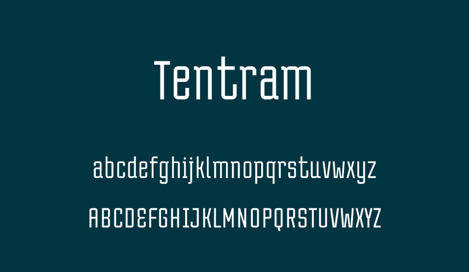 tentram font