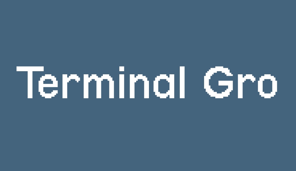 terminal-grotesque font big