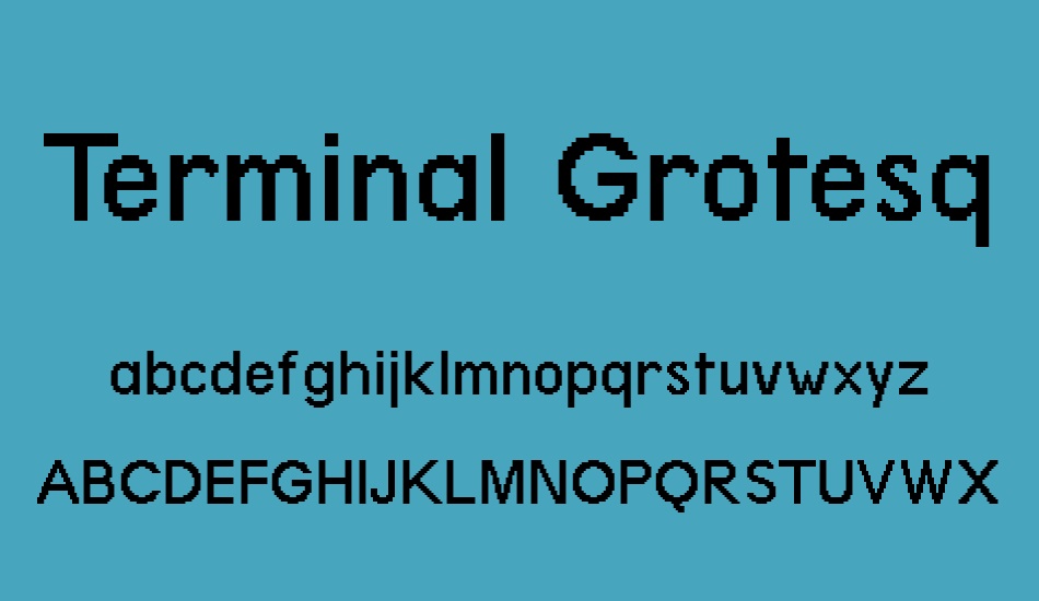 terminal-grotesque font