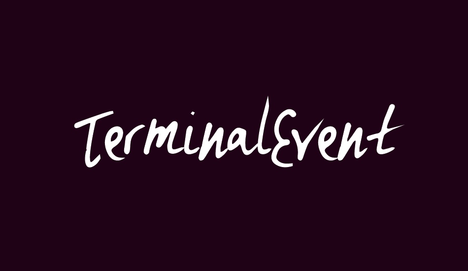 terminalevent font big