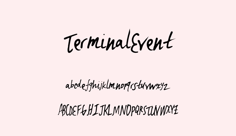 terminalevent font