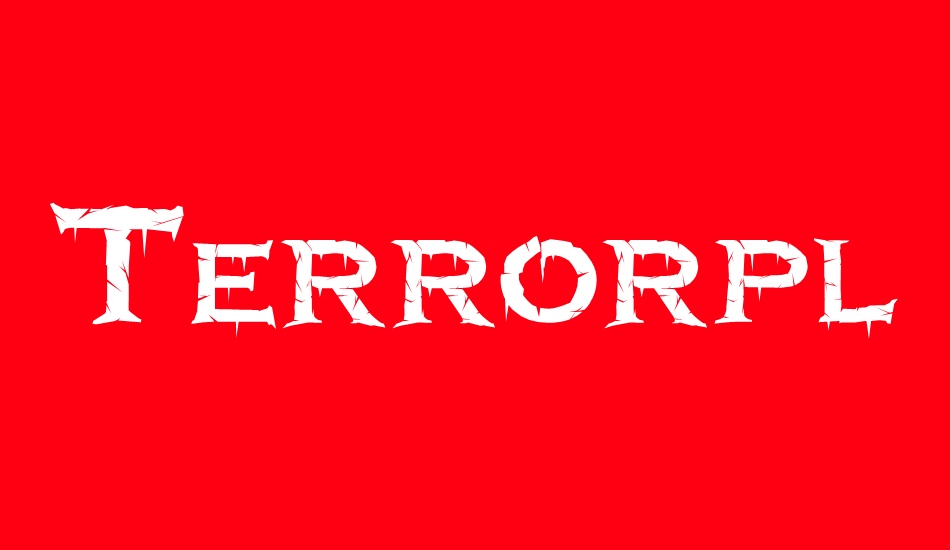 terrorplate font big