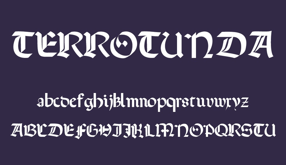 terrotunda font