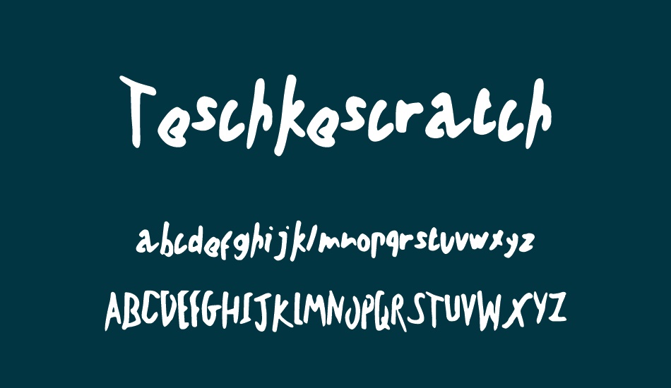 teschkescratch font