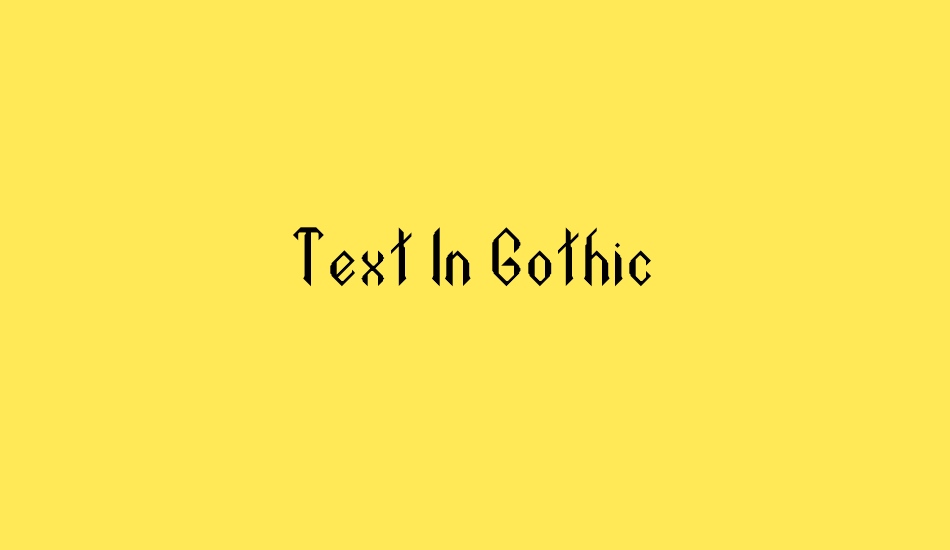 text-ın-gothic font big