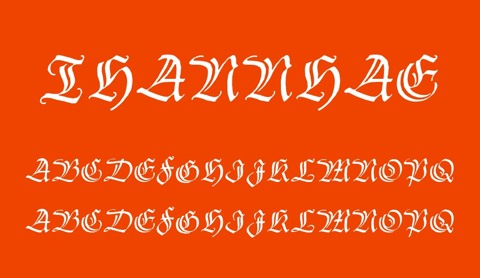 thannhaeuser-zier font