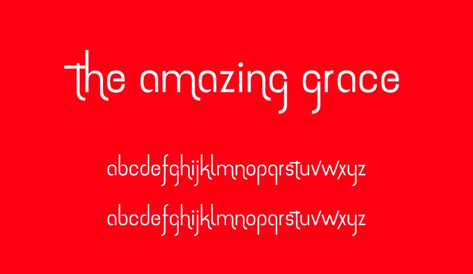 the-amazing-grace font