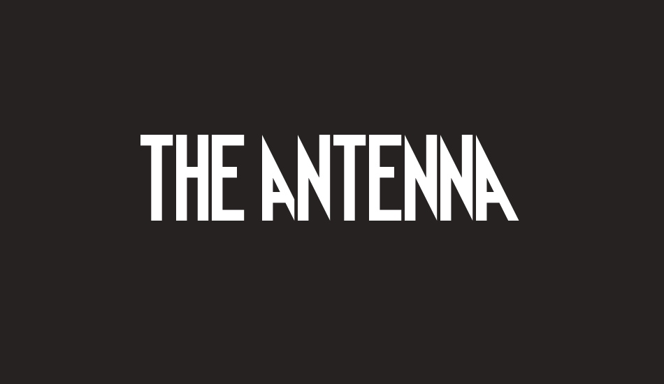 the-antenna font big