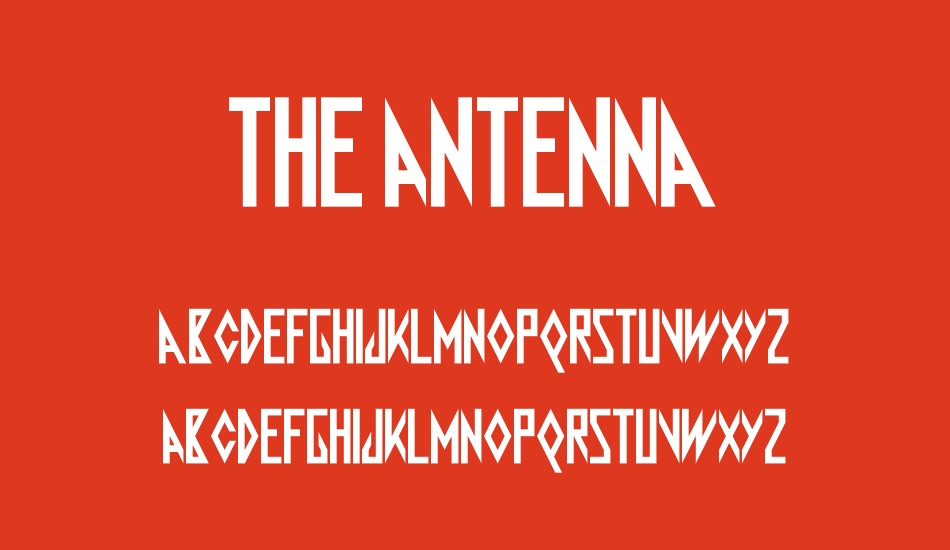 the-antenna font