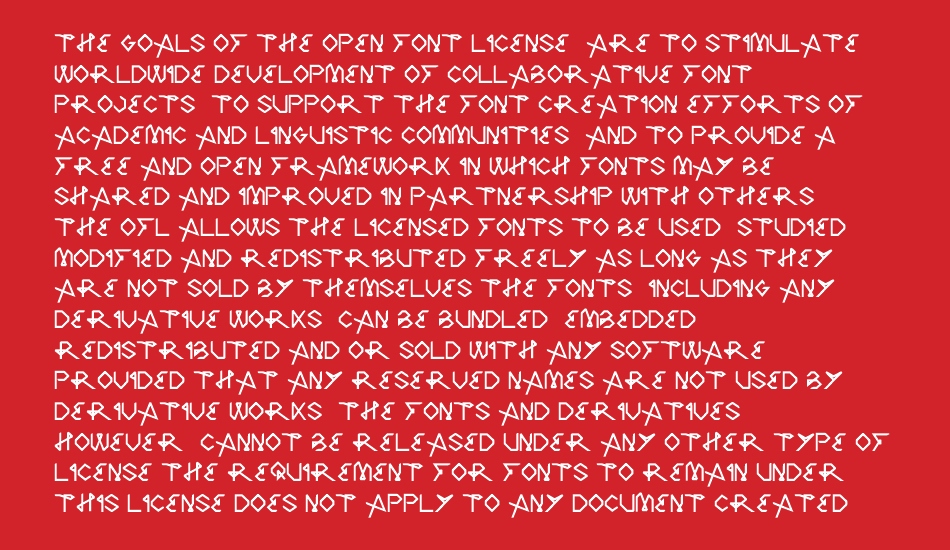 the-art font 1