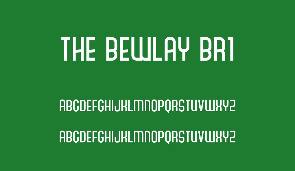 the-bewlay-br1 font